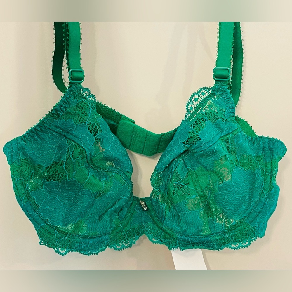 Implicite Vibrant Green Lace Bras 34B